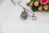Badminton Necklace, Birdie Charm, Shuttlecock Charm, Sport Charm, Personalized Gift, Best Friend Gift, Coworker Gift, Girlfriend Gift