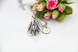 Badminton Necklace, Birdie Charm, Shuttlecock Charm, Sport Charm, Personalized Gift, Best Friend Gift, Coworker Gift, Girlfriend Gift