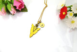 Arrowhead Necklace, Gold Arrowhead Charm Necklace, Sagittarius Charm, Spear Charm Necklace, Tool Charm,Personalized Christmas Gift N848