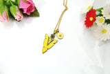 Arrowhead Necklace, Gold Arrowhead Charm Necklace, Sagittarius Charm, Spear Charm Necklace, Tool Charm,Personalized Christmas Gift N848