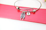Bat Mitzvah Gift Bracelet or Necklace, Mazel Tov, Silver Torah Scroll Star of David Charm Bracelet, N373A