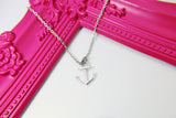 Best Christmas Gift, Silver Anchor Charm Necklace, Ship Anchor Charm, Nautical Jewelry, N2578