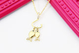 Anniversary Gifts Necklace, 10th Anniversary Gift, Jewelry to Wife, Girlfriend, Partner, Wedding Anniversary, Gold Fish on the Hook, N3013