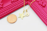 Best Christmas Present Real 18K Gold Plated North Star Necklace, Gift For Mom, Aunt, Best Friend, Daughter, Sister, Niece,  N3031
