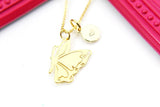 Best Christmas Present Real 18K Gold Plated Butterfly Necklace, Gift for Mom, Aunt, Granddaughter, Daughter, Sister, Niece, N3033
