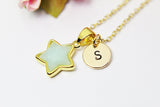 Amazonite Necklace, Natural Gemstone Jewelry N3474