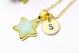 Amazonite Necklace, Natural Gemstone Jewelry N3474