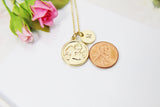 Angel Necklace, 18K Gold Plated Cupid, N3625
