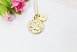 Angel Necklace, 18K Gold Plated Cupid, N3625