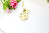 Angel Necklace, 18K Gold Plated Cupid, N3625