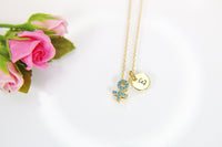Woman Gift, Female Symbol Necklace, Gold Feminist Necklace, Venus Jewelry, Mothers Day Gift, Dainty Necklace, Personalized Gift, N3886