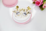 Reindeer Deer Buck Earrings Best Christmas Gift for Mom Aunt Sister Daughter Niece Granddaughter Cousin Best Friend Girlfriend Gift, N4160