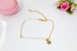 Best Christmas Gift Moonstone Bracelet Natural Gemstone Jewelry, N4063