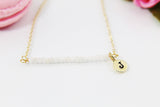 Best Mother's Day Gift Moonstone Necklace Natural Gemstone Jewelry N4079