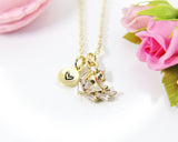 Best Christmas Gift, Unicorn Necklace, Sister Gift, Daughter Gift, Granddaughter Gift, Niece Gift, Best Friends Gift,N4084