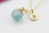 Amazonite Necklace, Natural Gemstone Jewelry N4262