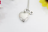 Best Birthday's Gift for Girlfriend, Friends, Daughter, Granddaughter, Stainless Steel Necklace, Heart Locket Keepsake Photo Frame, N4518