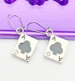 Ace of Clubs Earrings, N4625