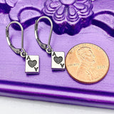 Ace of Heart Earrings, N4627