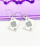 Ace of Clubs Earrings, N4625