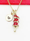 Best Christmas Gift for Japanese Girlfriend, Best friend, Sister, Daughter, Granddaughter, Gold Japanese Dumpling Dango Necklace, N4878
