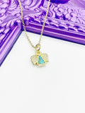Angel Necklace, Delicate, Dainty Necklace, Simple Necklace, Minimalist Necklace, Gold Chain Necklace, N5095