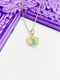 Angel Necklace, Delicate, Dainty Necklace, Simple Necklace, Minimalist Necklace, Gold Chain Necklace, N5095