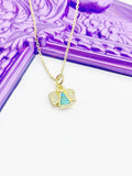 Angel Necklace, Delicate, Dainty Necklace, Simple Necklace, Minimalist Necklace, Gold Chain Necklace, N5095