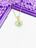 Angel Necklace, Delicate, Dainty Necklace, Simple Necklace, Minimalist Necklace, Gold Chain Necklace, N5095