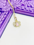Angel Necklace, Rose, Simple Necklace, Minimalist Necklace, Gold Chain Necklace, N5097