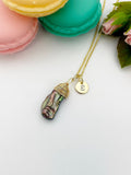 Baroque Pearl Keshi Necklace, Natural Baroque Pearl Keshi Pearl, Cultured Freshwater Pearl, N4252G