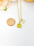 Gold Basket Necklace Personalized Gifts, N5188