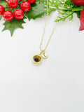 Best Seller Christmas Gifts, Gold Natural Tiger Eye Necklace Natural Gemstone Jewelry, Spinner Necklace, N4691B