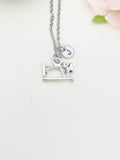 Best Christmas Gifts for Mom Grandma Aunt, Silver Sewing Machine Necklace N5396