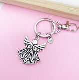 Angel Gift, Guardian Angel Keychain, Good Luck Charm, Memorial, Condolences, New Beginnings Gift, Guardian Angel, N3084