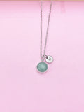 Aventurine Necklace, Green Aventurine Gemstone Jewelry, N3838