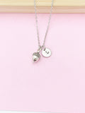 Acorn Charm Necklace in Silver or Gold, N346A