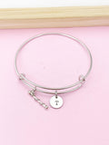 Baton Drum Major Bracelet, Baton Twirling Charm, Majorette Charm, Band Gifts, Senior Gift, Graduation Gift, Personalized Gift, N1364