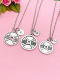 Barbell Necklace, Weight Necklace, Barbell Charm, Weight Charm, Fitness Charm, Sports Charm, Fitness Gift, Personalized Gift, N5981A