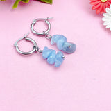 Aquamarine Earrings, Natural Gemstone Jewelry, N3972
