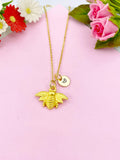 Bee Charm Gold Necklace, N6164