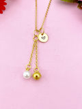 Bell Charm Gold Necklace, N6173