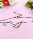 Whale Charm Silver Bracelet, N6229B