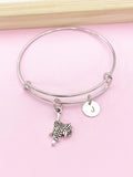 Saddle Charm Bracelet, Horse Saddle Jewelry, N6197A