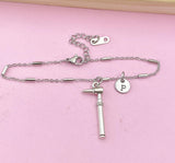 Silver Otoscope Charm Bracelet, Otoscope Charm, Audiology Medical Device Charm, Doctor Gift, Personalized Gift, N773B