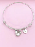 Chicken Charm Silver Bracelet, B310B