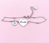 Auntie Bracelet, Aunt Jewelry, Aunt Gift, D473A
