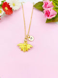 Bee Charm Gold Necklace, N6164