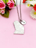 Bear Charm Necklace, Tarnish Resistant Stainless Steel Andean Bear Pendants, N6293