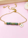 Shoushan Jade Bracelet, Gold Natural Shoushan Jade Gemstone Jewelry, N6352
